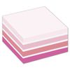 POST-IT / Selbstklebeblock (Aufkleber) ORIGINAL "Pink Pastel" 76x76 mm, 450 Blatt, sortiert
