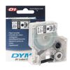 DYMO D1 label printer cartridge, 12 mm х 7 m, plastic tape, black font, transparent background