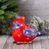 Kaemingk / Figura LED Birdie Cardinal Harley 20 cm, 20 luces LED, funciona con pilas, IP44