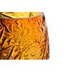 Гусевской Хрустальный завод / Crystal vase for flowers "Astra" large amber