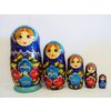 Лаврово / Matryoshka 5 places Forget-me-nots - Souvenir