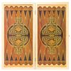 GamesDealer / Backgammon + dama Smolensk "Leopardo su un ramo" piccolo