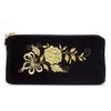 Торжокские золотошвеи / Velvet eyeglass case "Tea Rose"