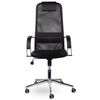 BRABIX / Office chair "Pilot EX-610 CH" premium, chrome, mesh fabric, black, 532417
