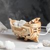 Ваше здоровье /  Salt lamp "Ceramic boat"