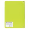 BRAUBERG / Notebook on rings A5 (160x215 mm), 80 sh., Plastic cover, cage, "Light green" / 4 pcs.
