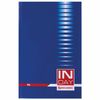 BRAUBERG / Not defteri "INDAY mavi", 96 yaprak A5 (135x206 mm), ciltli, lamine kapak, kafes