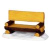 Banco de toras, 4x7,3x3,5 cm, LEMAX