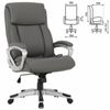 BRABIX PREMIUM "Level EX-527" office chair, spring block, recycled leather, gray