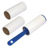 Roller for cleaning clothes and removing lint q 2 interchangeable blocks of 20 sheets, extra stickiness, LIMA