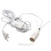 Kaemingk / Cable with holder for paper luminous star 5 m white, base E14
