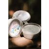 Solid body cream - massage tile "Daisy" SIBERINA