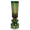 Гусевской Хрустальный завод / Crystal vase for flowers "Lace" amber-green
