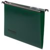 Hanging folder A4 (350х245 mm), up to 80 sheets, SET of 5 PCs, plastic, green, BRAUBERG (Italy)