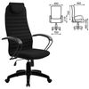 BP-10PL office chair, fabric-mesh, black