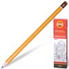 My pencil KOH-I-NOOR 1500, 1 PC., 2H, without eraser, yellow body, sharpened