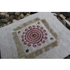 Снежинка / Snowflake / Women's bag in ethnic style with embroidery "Circle"