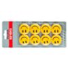 Conjunto de ímanes "Smileys" 40 mm 8 peças