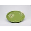 Псковский гончар / Plate with painting Chamomile green