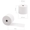 Nastro per ricevute THERMO PAPER 57 mm (diametro 72 mm, lunghezza 80 m, manica 12 mm) SET 8 pz., BRAUBERG