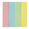 STAFF sticky bookmarks, PASTEL paper, 50х12 mm, 4 colors x 25 sheets, Euro slot