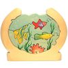 Puzzle "Aquarium" - colorful educational toy (handmade)