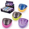 Sharpener BRAUBERG "Space", with container-2 holes, rubber stops, cardboard display, assorted