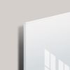 Pizarra de cristal para rotulador magnético (60x90 cm), 3 imanes, BLANCO, BRAUBERG