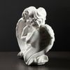 Хорошие сувениры / Luminous figure "A pair of angels sitting" 29x14x28 cm