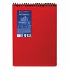 BRAUBERG  / 笔记本“大都会”红色，80 张 A5，塑料螺旋，塑料盖，笼子