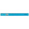 Ruler plastic 30 cm, BRAUBERG, transparent, tinted