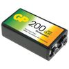 GP / Rechargeable battery Krona (20R8H, 6F22) Ni-Mh, 200 mAh, 1 pc. in blister