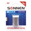 SONNEN / Alkaline battery, Krona (6LR61, 6LF22, 1604A), alkaline, 1 pc., Blister