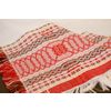 Тканые узоры / Tablecloth "Bright day" with red embroidery, 180x134