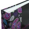 BRAUBERG photo album for 200 photos 10x15 cm, hard cover, Paisley, black with pink