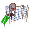 The sports complex is designed for children over 3 years old.