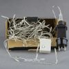 Kaemingk / LED çelenk Volumetrik 18 m, 240 sıcak beyaz LED lambalar, şeffaf PVC, kontrolör