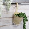 Kaemingk / Hanging pots for balconies Amalfi 14 cm yellow, metal