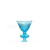 Гусевской Хрустальный завод / Crystal vase for cream turquoise