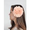 Milotto / Hairpin-brooch "Rose" peach