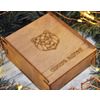 Ленивые Бобры / Lazy Beavers / Set of mirrored Christmas tree decorations "Siberia inside" in a gift box
