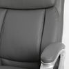 BRABIX PREMIUM "Level EX-527" office chair, spring block, recycled leather, gray