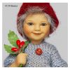 Birgitte Frigast / Buster bambola in porcellana, 10 cm