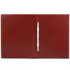 Mappe mit Kunststoffbinder BRAUBERG "Office", rot, bis 100 Blatt, 0,5 mm
