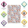 BRAUBERG / Notebook 60 l. capa SoftTouch em linha, papel bege 70 g / m2, costura, B5 (179x250 mm), GAV / 4 unid.