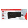 GEMBIRD / teclado com fio com teclas iluminadas KB-230L, USB, 104 teclas, retroiluminado, preto