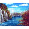Опт-картина / Sayılara göre boyama 40x50 Azure gölü
