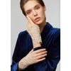 Silk lace cuff beige