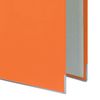 BRAUBERG Raccoglitore rivestito in PVC 80 mm con angolo, arancione (doppia vita)