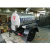 Tank trailer with a volume of 1.2 m3 for the transportation of food liquids